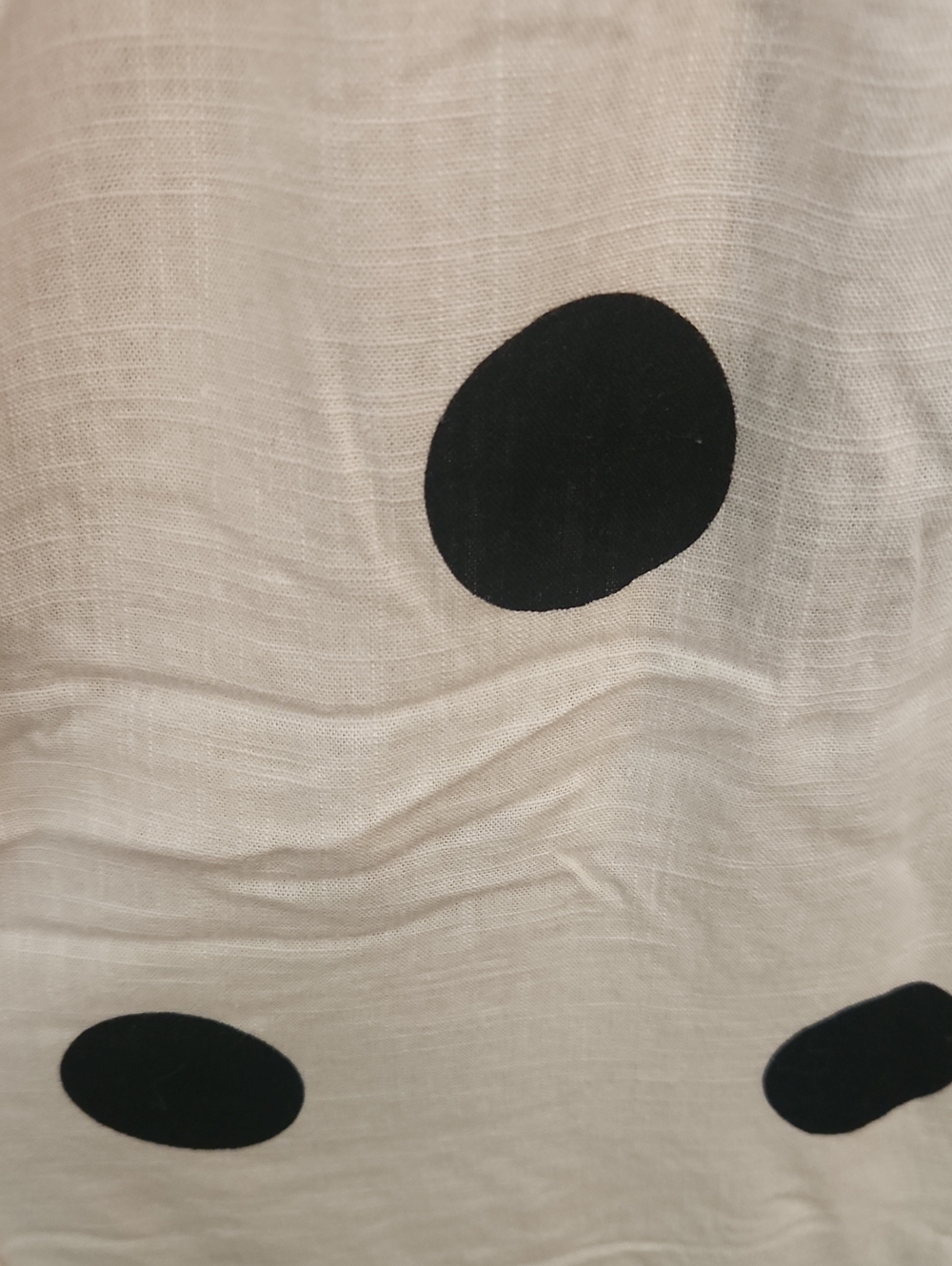 Rachel Zoe White Wide Leg Polka Dot Pants - Picture 5 of 7